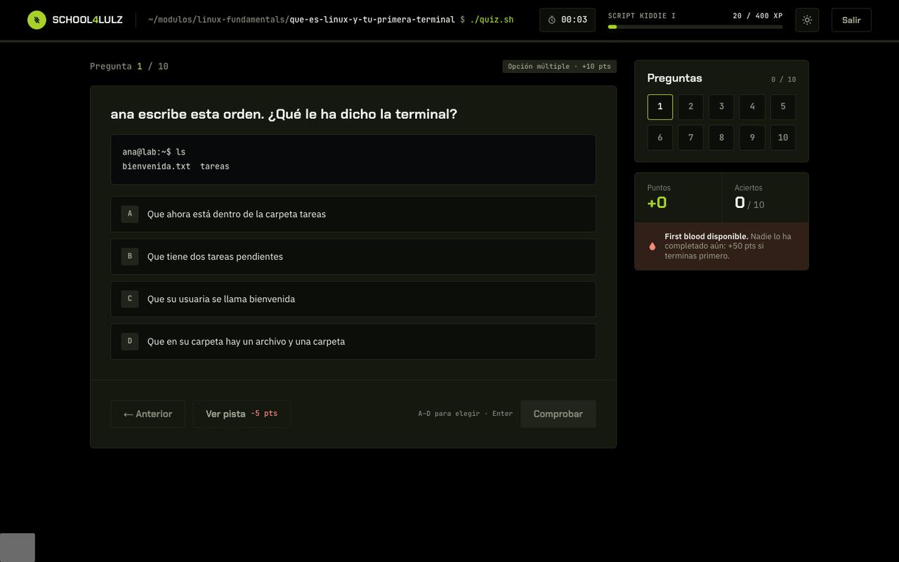 Un cuestionario
